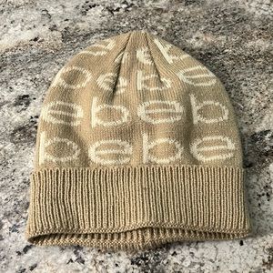 Beige Bebe winter hat